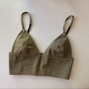 Alexander Wang Green Army Top